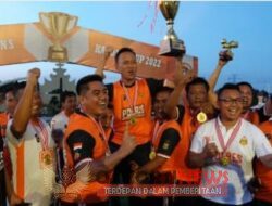 POLRES LAMPUNG TENGAH BERHASIL MEMBAWA PULANG PIALA SEPATU EMAS DAN PIALA KAPOLDA CUP