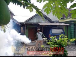 LPBI NU Kota Mojokerto Melakukan Fogging Mandiri Di Wilayah Kelurahan Kedundung