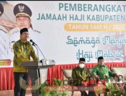 Bupati Gus Muhdlor Berangkatkan Kloter Terakhir CJH Asal Sidoarjo