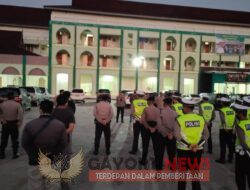 Kapolres Pangkalpinang Pimpin Apel pengamanan dan pengawalan Keberangkatan Calon Jamaah Haji Provinsi Kep. Bangka Belitung