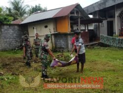 Jelang Hari Raya Idul Adha, Kodim Tobelo Laksanakan Mutiara Pattimura Jumat Bersih