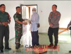 Wujud Kepedulian Danramil 0816/06 Tanggulangin Kunjungi Warga Yang Sedang Sakit