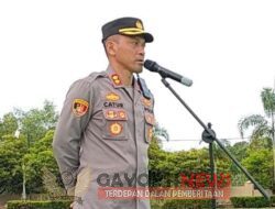 Kapolres Bangka Barat AKBP Catur Prasetiyo SIK Pimpin Apel Perdana Tingkatkan Pelayanan ke Masyarakat 