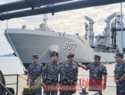 Pangkoarmada RI Periksa Kesiapan Unsur KRI di Laut Natuna Utara