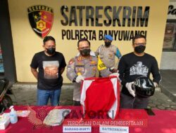 Kurang dari 19 Jam, Polresta Banyuwangi Amankan Pelaku Onani di Taman Sritanjung