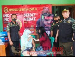 Badan Intelijen Negara (BIN)Daerah Lampung Bersama DPC HIPAKAD Kabupaten Pringsewu Gelar Serbuan Vaksin 1,2 dan 3 Boster