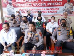 WAKAPOLDA JABAR TINJAU VAKSINASI COVID-19 DI JAJARAN POLDA JABAR