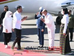 Presiden Joko Widodo Tiba di Labuan Bajo Manggarai Barat NTT