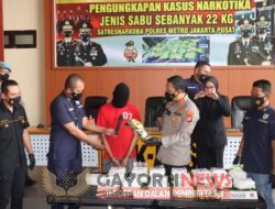 22 Kg Sabu Senilai 30 Miliyar 800 juta Rupiah diungkap Polres Jakpus