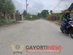 Gara-gara Proyek Peningkatan Jalan Perumnas, Warga Kota Langsa Hirup Debu