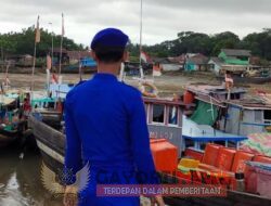 Sat Polair Polres Bangka Barat Patroli di Pelabuhan Ikan Mentok