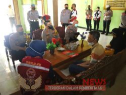 Peduli Anggota, Kapolres Magetan Lakukan Home Visite Keluarga Anggota Yang Sakit Menahun