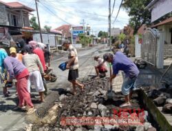 Pekerjaan Pembuatan Bahu Jalan Desa Silian Satu Mulai Dikerjakan Oleh Masyarakat dan Pemerintah Daerah Setempat