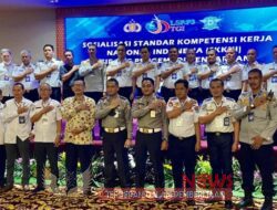 Polda Sumsel Sosialisasi Standar Kompetensi Kerja Nasional Indonesia (SKKNI) Bidang Pengemudi Kendaraan Bermotor Angkutan Orang dan Barang