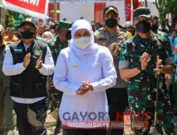Gubenur Bersama Pangdam V/Brawijaya JATIM Resmikan Penutupan Rutilahu Dusun Bendo Tempuran Paron Ngawi