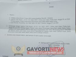 Wartawan Tulis Berita Oknum Camat Langkahan Diduga Berpoligami, Akhirnya Dilapor Kepolisi