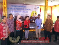 ANGGOTA KOMISI IX DPR RI PADA KEGIATAN KAMPANYE PERCEPATAN PENURUNAN SUNTING PROPINSI LAMPUNG 2022 DIKAMPUNG SIDOREJO 06 AGUSTUS 2022