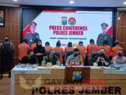 15 Terduga Pelaku Pembakaran Berhasil Diamankan Polres Jember dan 9 Pelaku Sudah di Tetapkan Jadi Tersangka