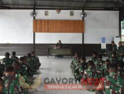 Dandim 1509/Labuha Ingatkan Kembali Untuk bersiap memulai kegiatan Dan Program Kerja Semester 2 