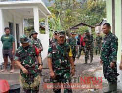 Dandim 1418/ Mamuju Dampingi Wasev Mabesad Tinjau Lokasi TMMD ke -114 di Kodim Mamuju