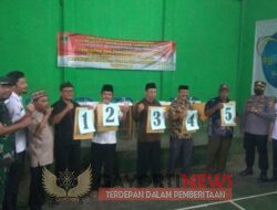 Penetapan Dan Undian Nomor Urut Calon Kakam Di GSG Kampung Kalirejo Kecamatan Kalirejo Lamteng