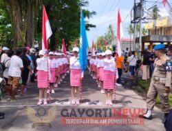 HUT RI Ke- 77 Kodim 1508/Tobelo Gelar Lomba Gerak Jalan 