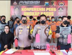 Polresta Sidoarjo Amankan Pelaku Pengeroyokan Antar Perguruan Silat