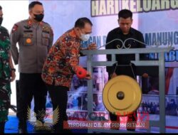 Kapolres Labuhanbatu Menghadiri Peringatan Hari Keluarga Nasional Ke-29, dan Pencangan Baksos TNI Manunggal Bangsa Kencana Kesehatan Terpadu