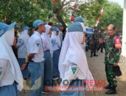 Persiapan Jelang Upacara HUT RI Ke 77, Koramil 0404/Rengasdengklok Gelar Gladi di Tugu Proklamasi