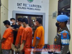 Dalam Sehari Polres Probolinggo Berhasil Tangkap 5 Pengedar Narkoba