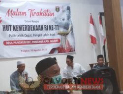 Desa Pangkur Kec Pangkur Adakan Malam Tirakatan HUT RI Ke 77