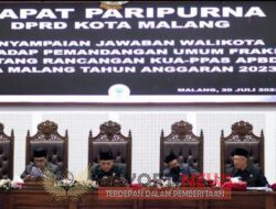 Ketua DPRD Kota Malang Kecewa Dengan Jawaban Wali Kota Malang Atas PU Fraksi Soal KUA PPAS