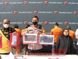 Polres Garut Gelar Press Release Dugaan Tindak Pidana Judi On Line