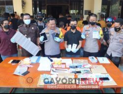 Polres Polewali Mandar Mengadakan Press Release Dalam Rangka Ops Pekat Marano 2022