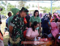 Pengobatan Gratis Dan Pasar Murah Warnai Upacara Penutupan TMMD Kodim 1508 Tobelo