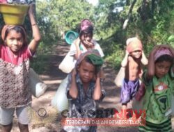 Warga Kampung Weto Desa Galang di NTT Kesulitan Air Minum Bersih 