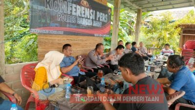 Jalin Silaturahmi, Kapolres Bangka Barat Tatap Muka Dengan Wartawan