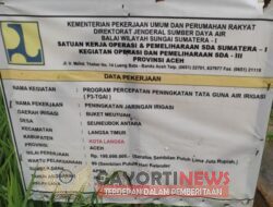 Kualitas Diragukan, Proyek Peningkatan Jaringan Irigasi Gampong Seuneubok Antara Sudah Retak