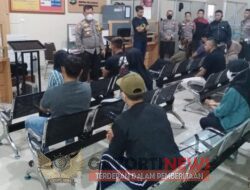 Anggota Polres Lampura Mengamankan Beberapa Pasangan Yang Bukan Suami istri