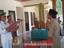 Camat dan Forpimcam Hadiri Pelantikan Mutasi Tugas Jabatan Perangkat Desa Pangkur Kec Pangkur Kab Ngawi