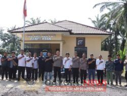 Kapolres Labuhanbatu Mengecek Kesiapan Pengusulan Poslub Sektor Pangkatan Menjadi Polsek Pangkatan