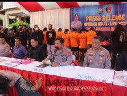 Polda Sulsel Gelar Press Release hasil Operasi SIKAT LIPU 2022