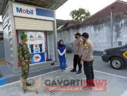 Ciptakan Situasi Kondusif, Sinergitas TNI-Polri Magetan Lakukan Siaga Pemantauan Di Sejumlah SPBU