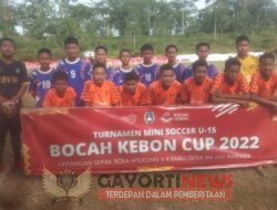 Babak Final Turnamen Mini Soccer U-15 Bocah Kebon Cup Tahun 2022 dan Penyerahan Piagam Kepada Tim Yang Juara