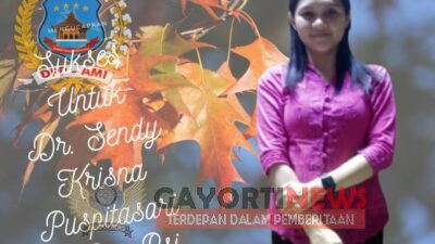 DPP AMI Mengucapkan Selamat Dan Sukses Kepada Dr. Sendy Krisna Puspitasari, S.Pd., M.Psi.