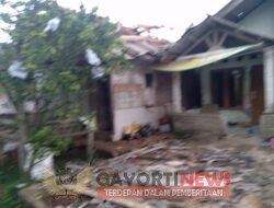 Angin Puting Beliung Menerjang Dua Kampung di Geger Bitung Sukabumi