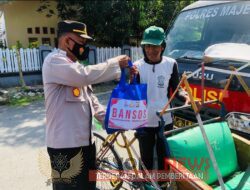 Aksi Sosial Polres Majene, Kali ini Sasar Tukang Becak dan Masyarakat Kurang Mampu