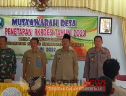 Musdes Penetapan RKPDes tahun 2023 Desa Temenggungan Kecamatan Karas Magetan