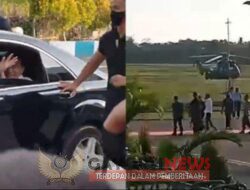 Momen Presiden Jokowi Setiba Di Kota Baubau Sulawesi Tenggara