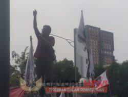 Orasi Insan Pers Kembali Menggelar Aksi Solidaritas, didepan Kantor Mendagri, Terkait Dua Wartawan Dizolimi.